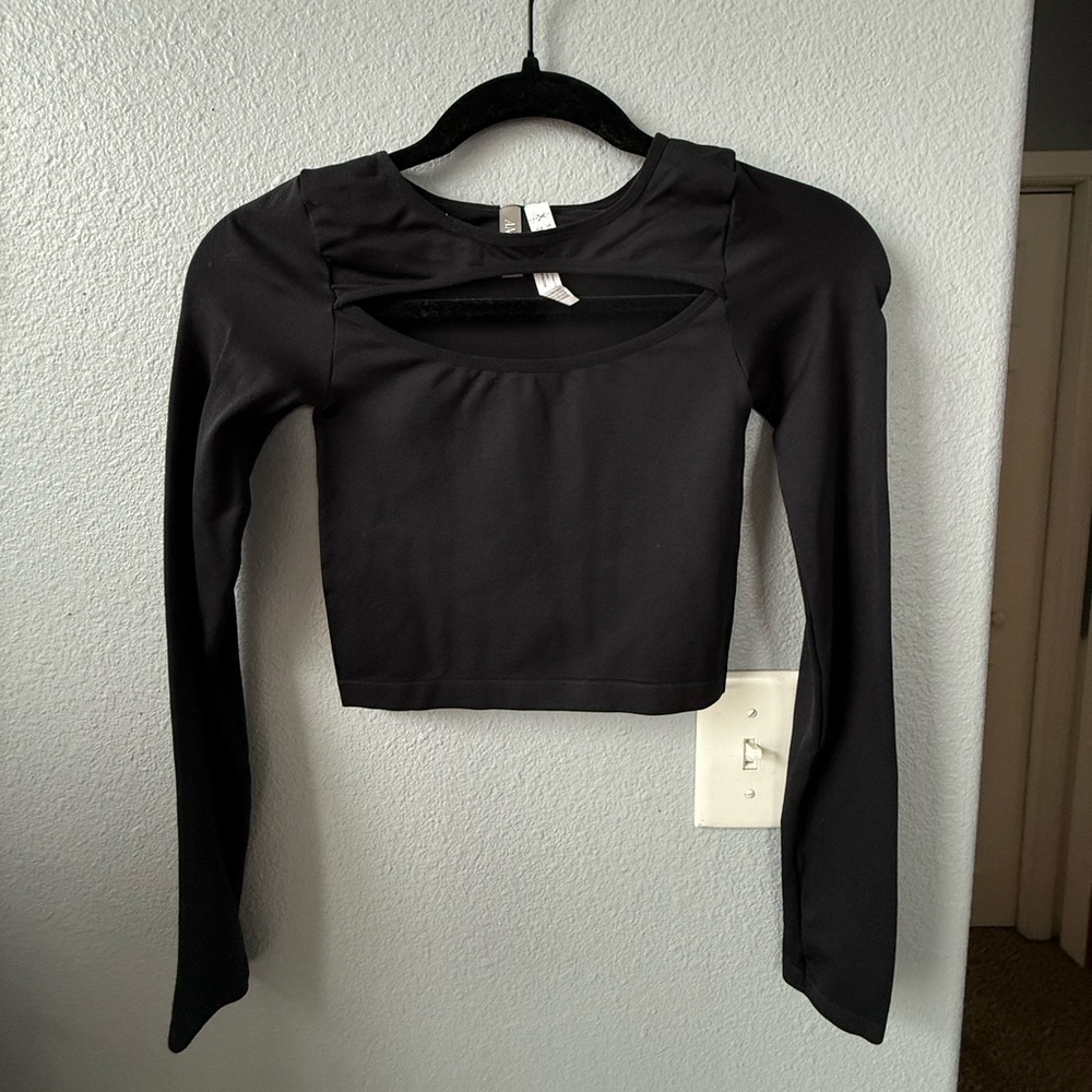 Black Top with cutout